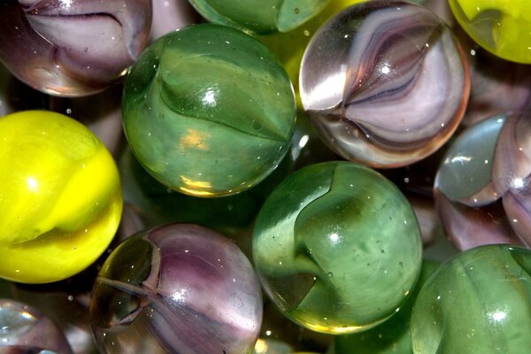 Boules de verre pour le remplissage d aquarium