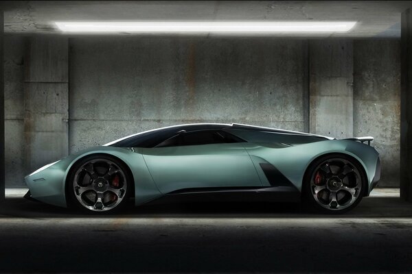 Concept art supercar Lamborghini insecta