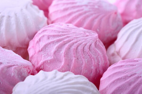 Rosa doppelter Marshmallow