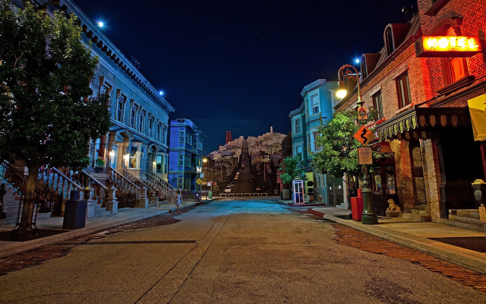 nacht san francisco straße straße zuhause