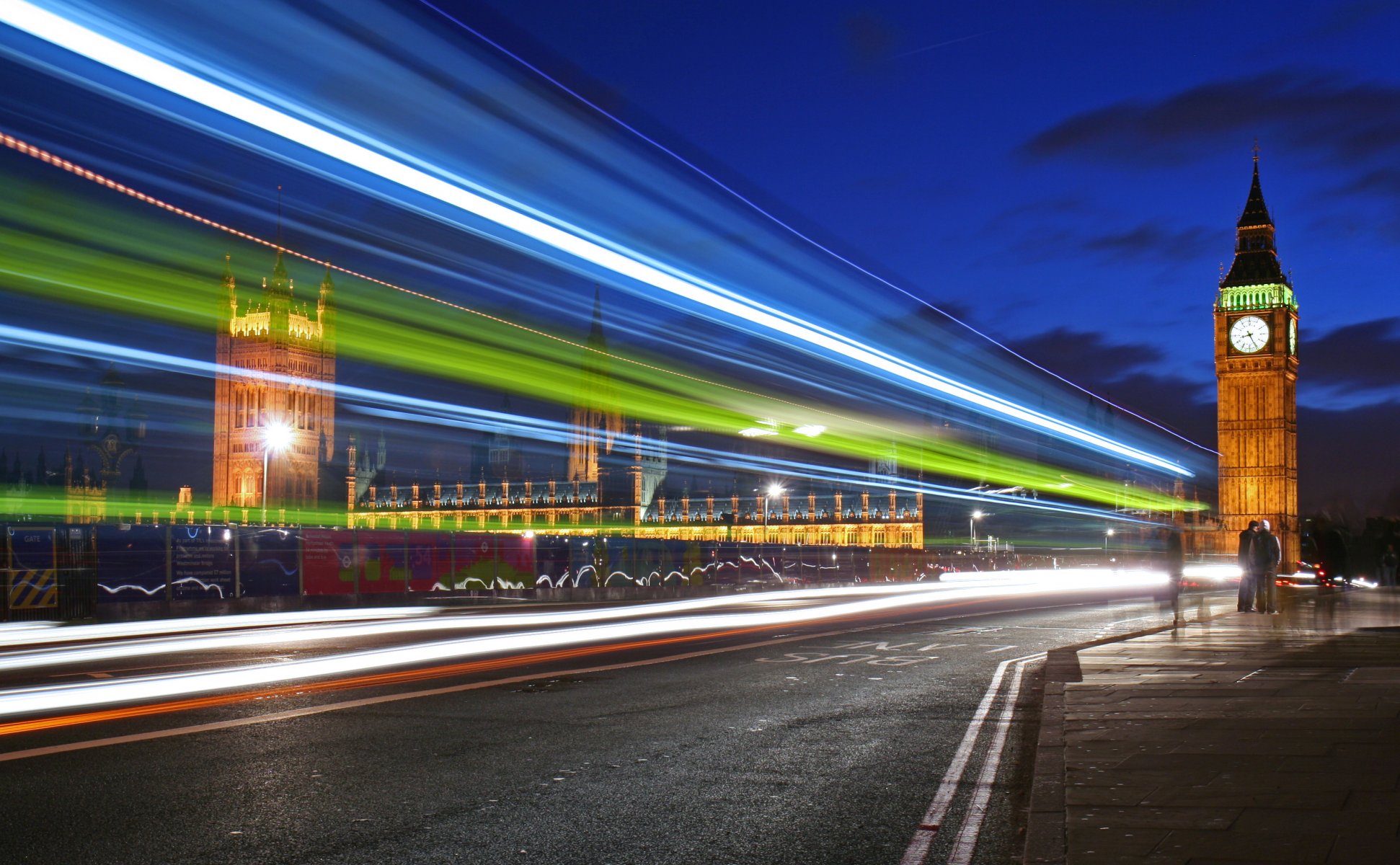 londra big ben notte luci