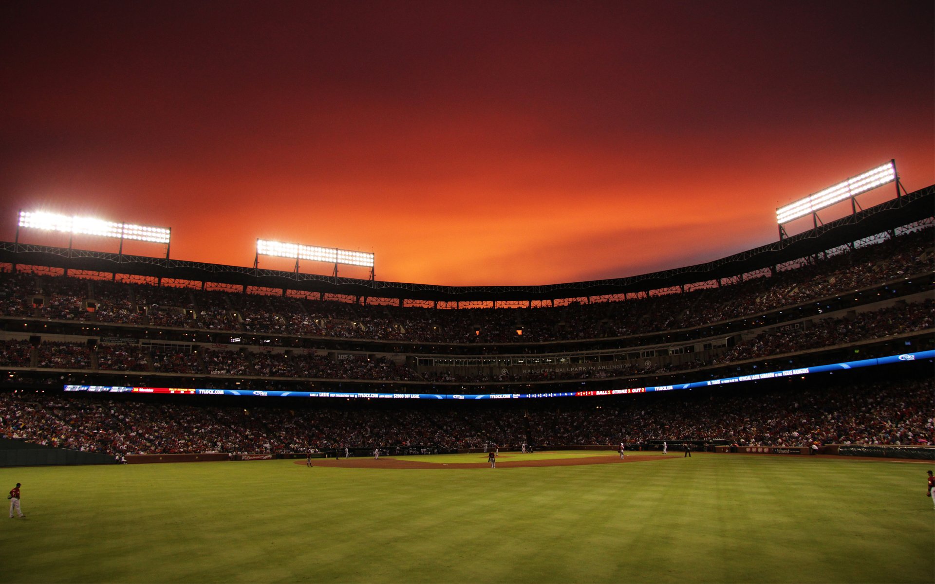 rangers baseball stadium stadion teksas usa