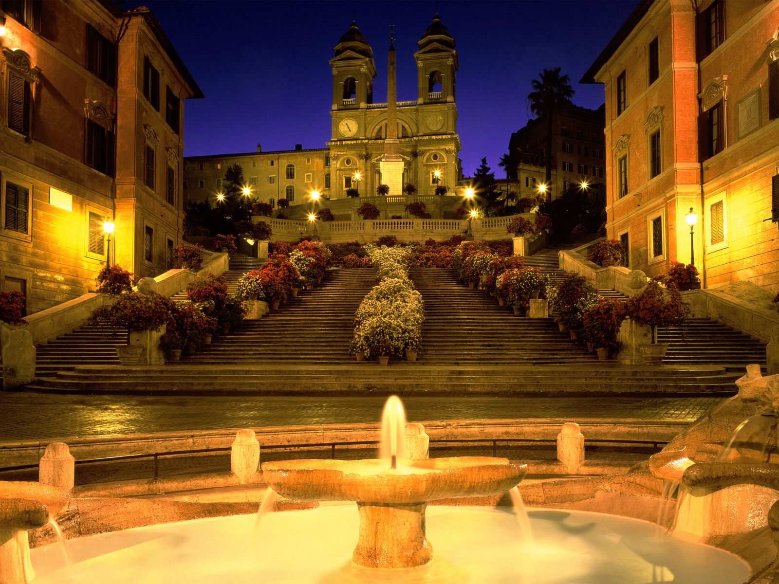 italy rome stairs church