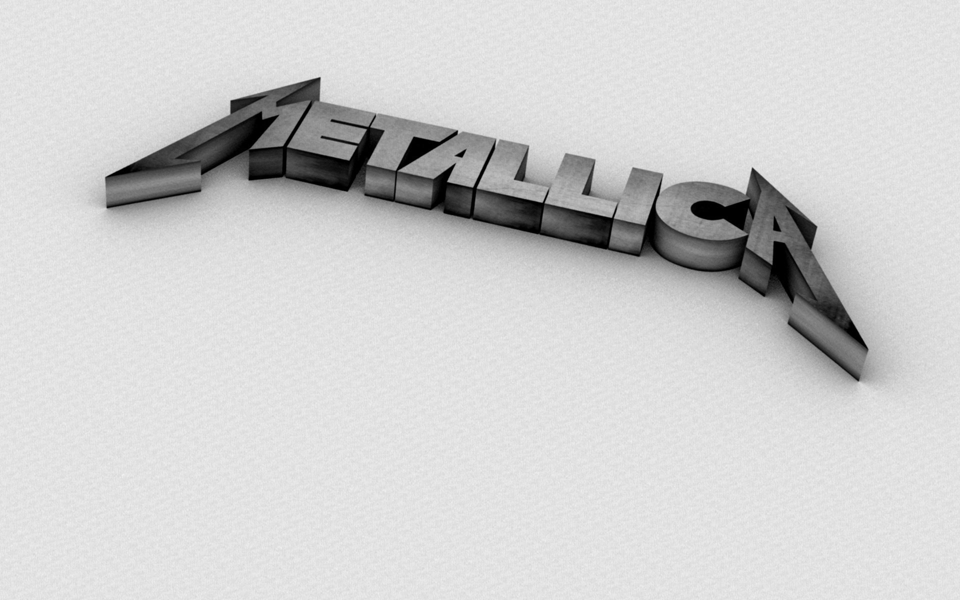 3d metallica logo