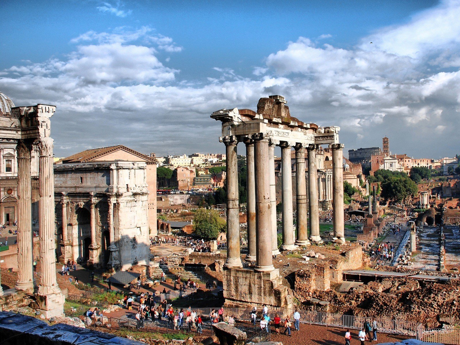 Древний и современный рим