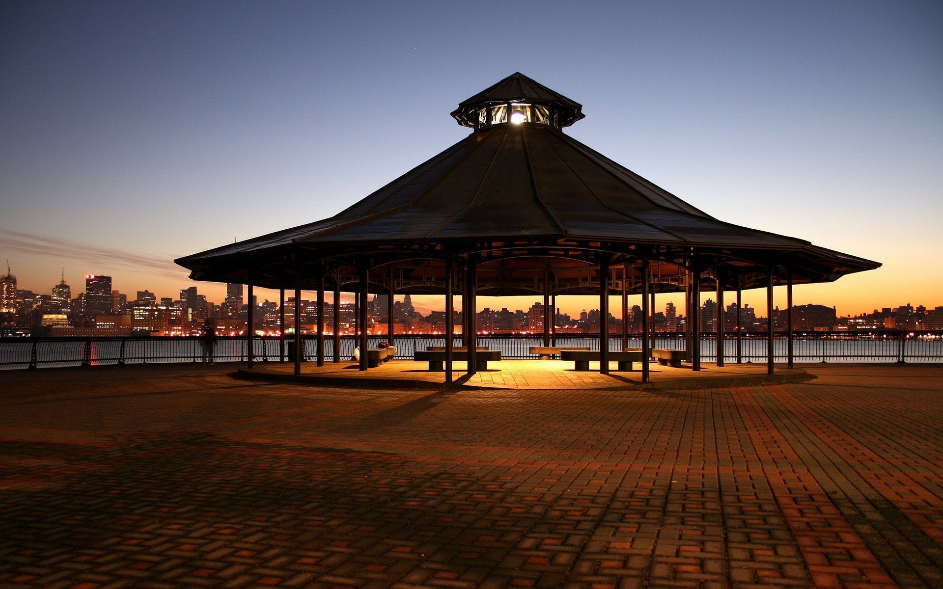 gazebo panorama lumières