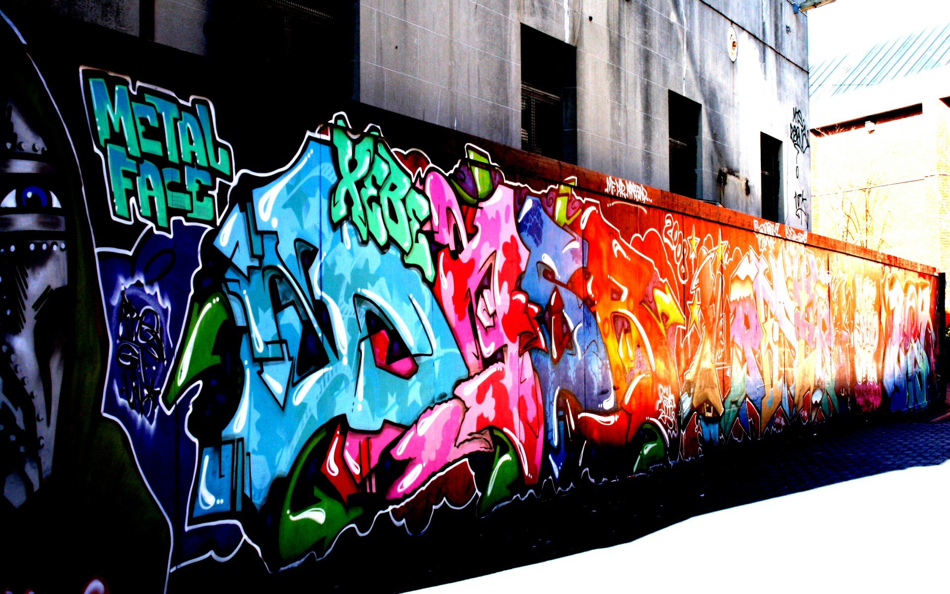 strada graffiti colore