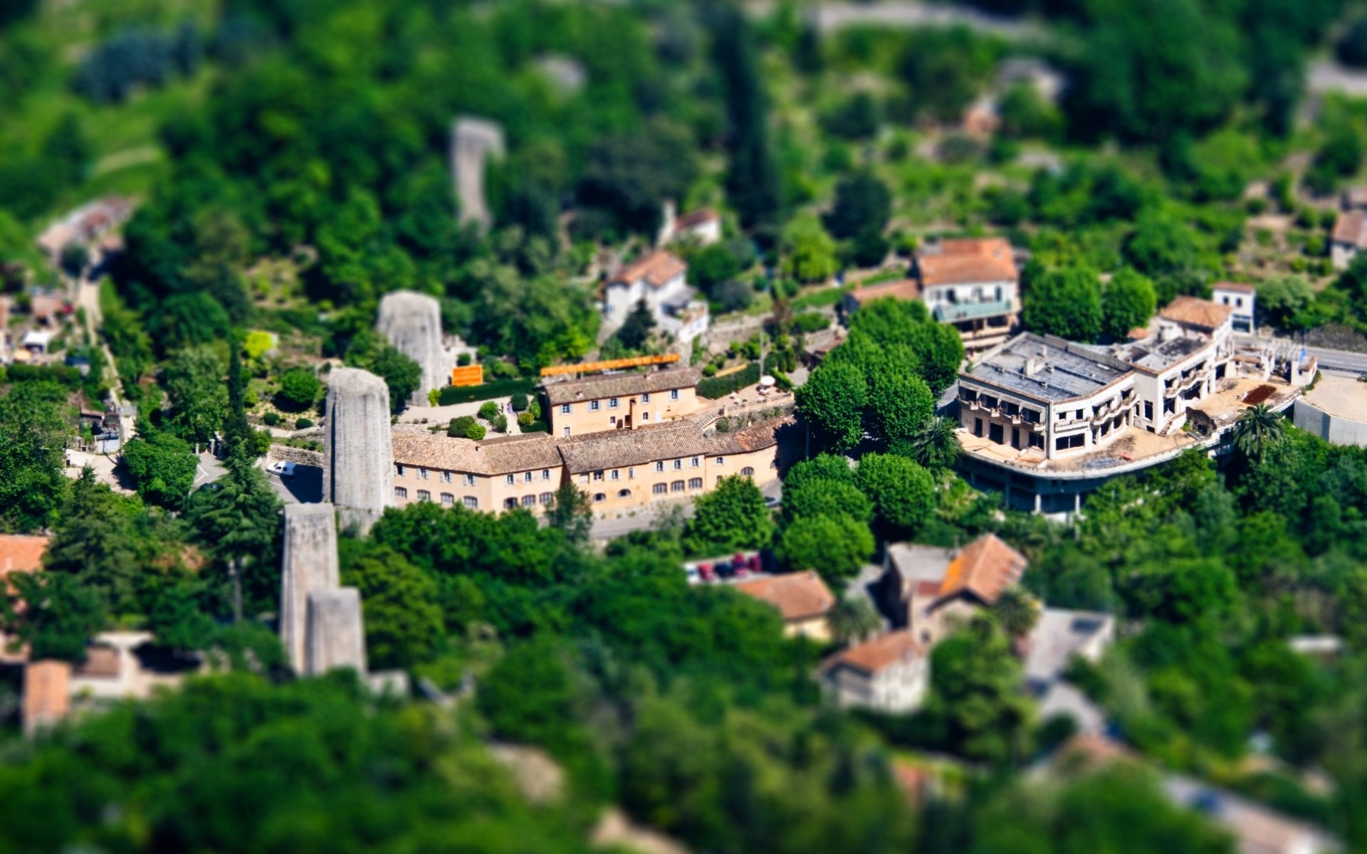 stadt siedlung häuser grüns