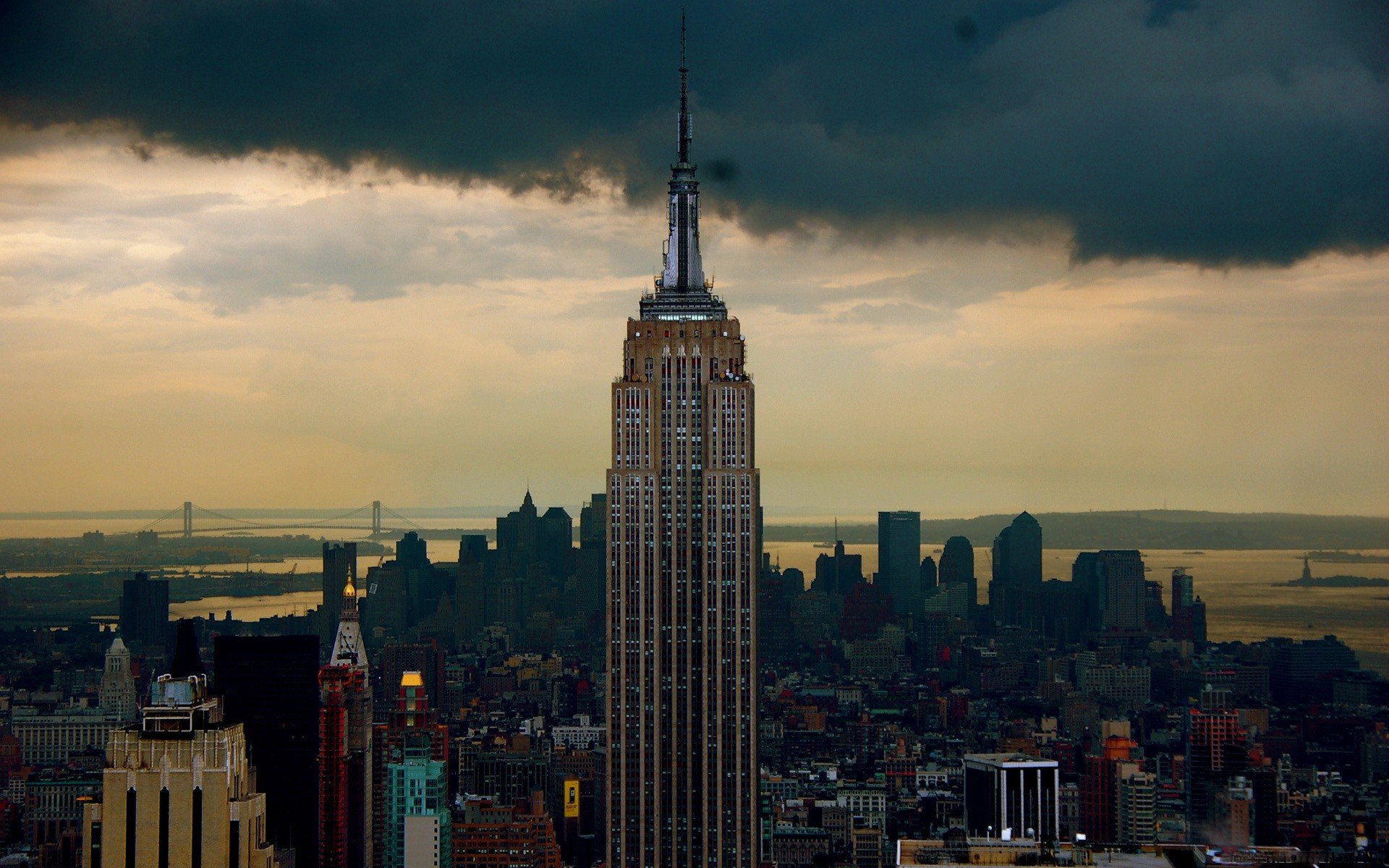 amérique new york gratte-ciel empire state building