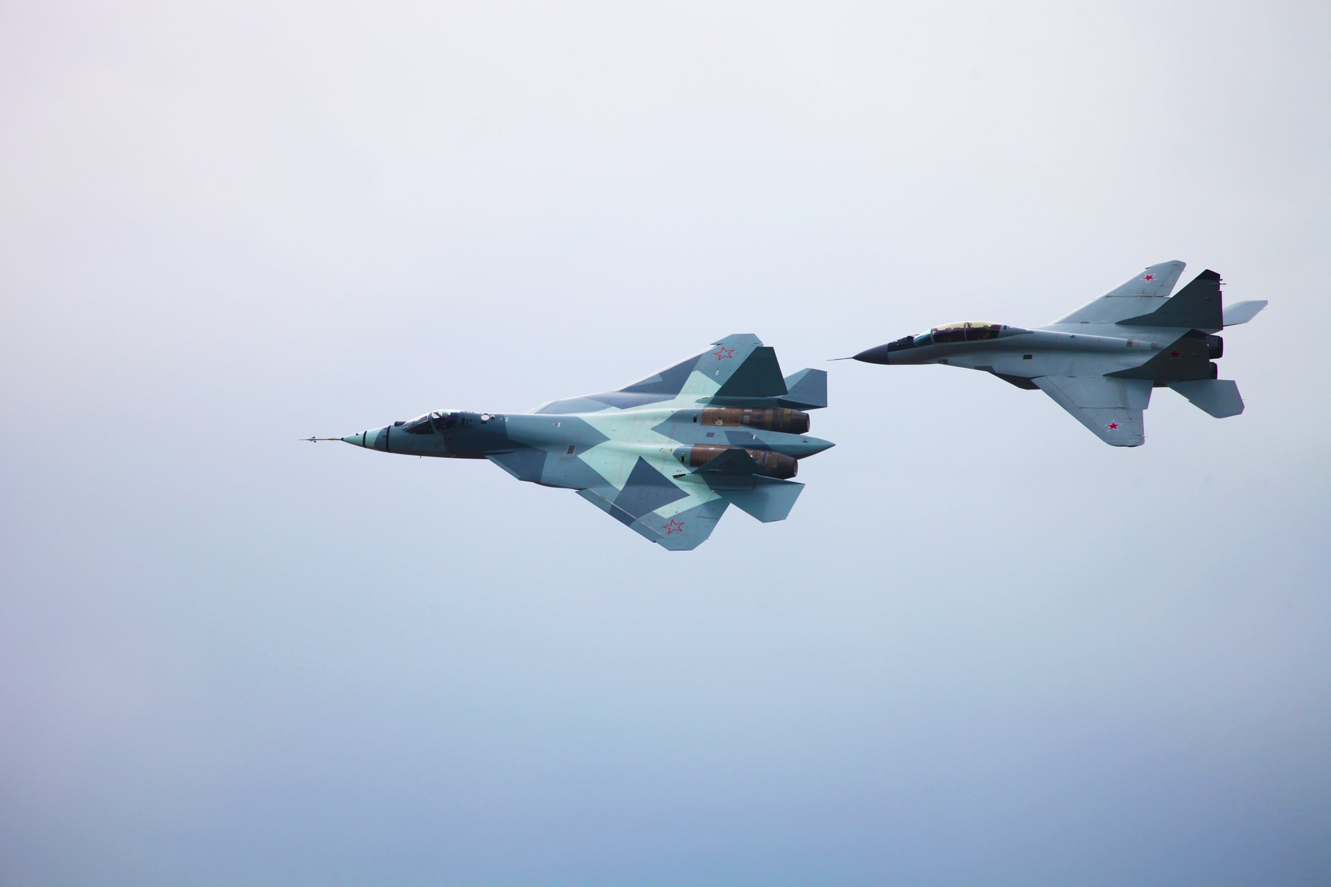 t-50 the mig-29m2 t-50 and mig-29m2