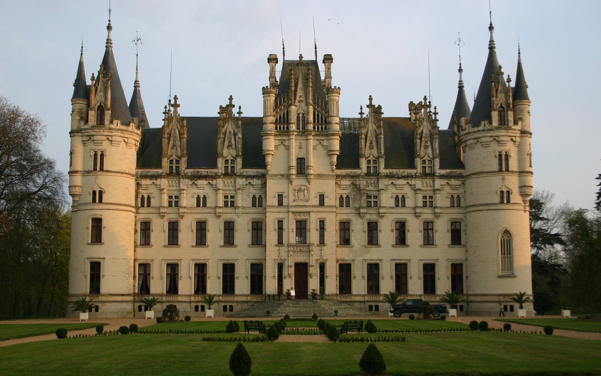 castle chateau challain the chambord of anjou castle france