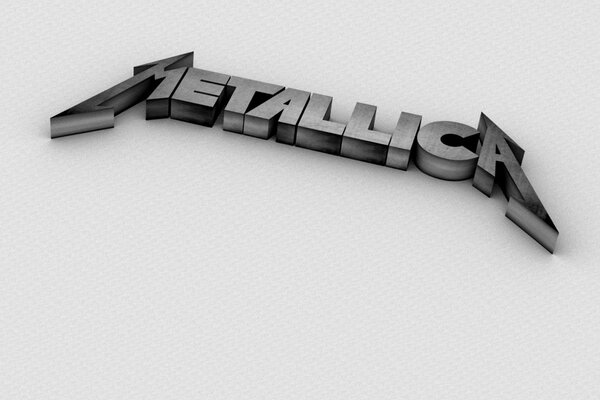 Metallica-Logo in Grau