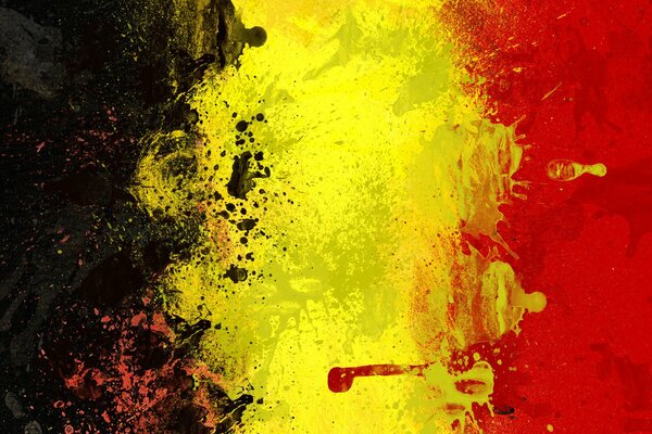 Belgian flag art house art