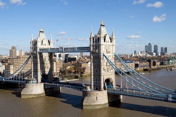 Bridge over the river in London