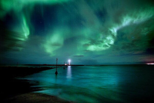 Noche Polar. Aurora boreal