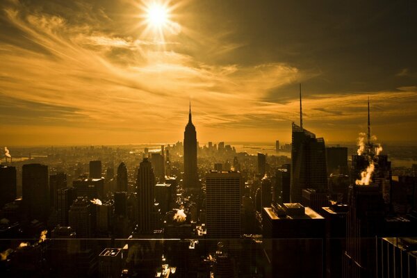 New York im Sonnenlicht