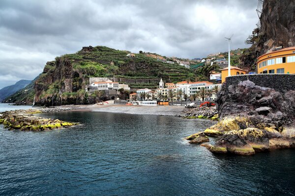 Ponta Do Sol Bay, Portugalia . Zdjęcie