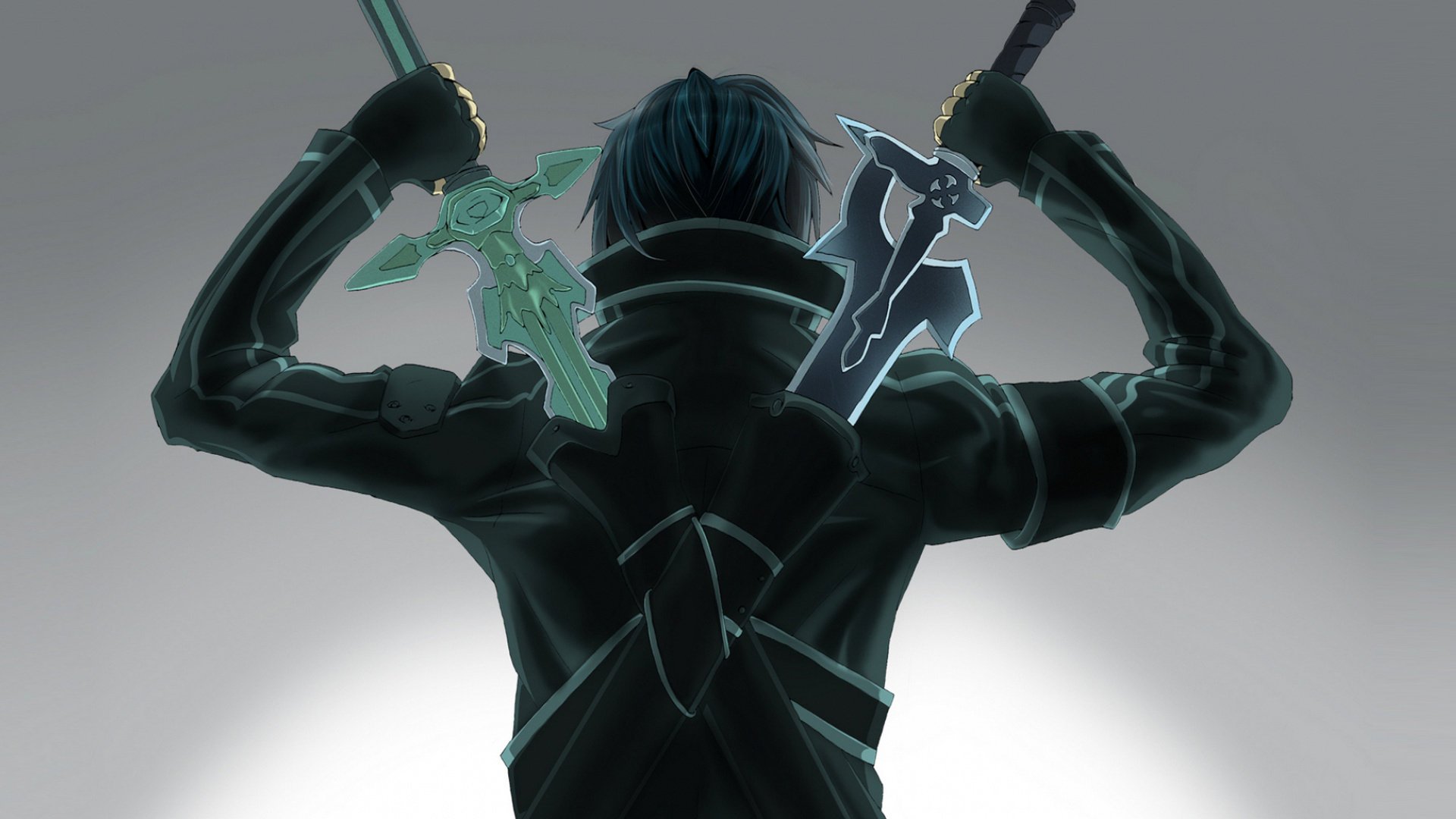 word art online krinok sao sword masters online kirito 2 swords sword swords guy warrior master blade