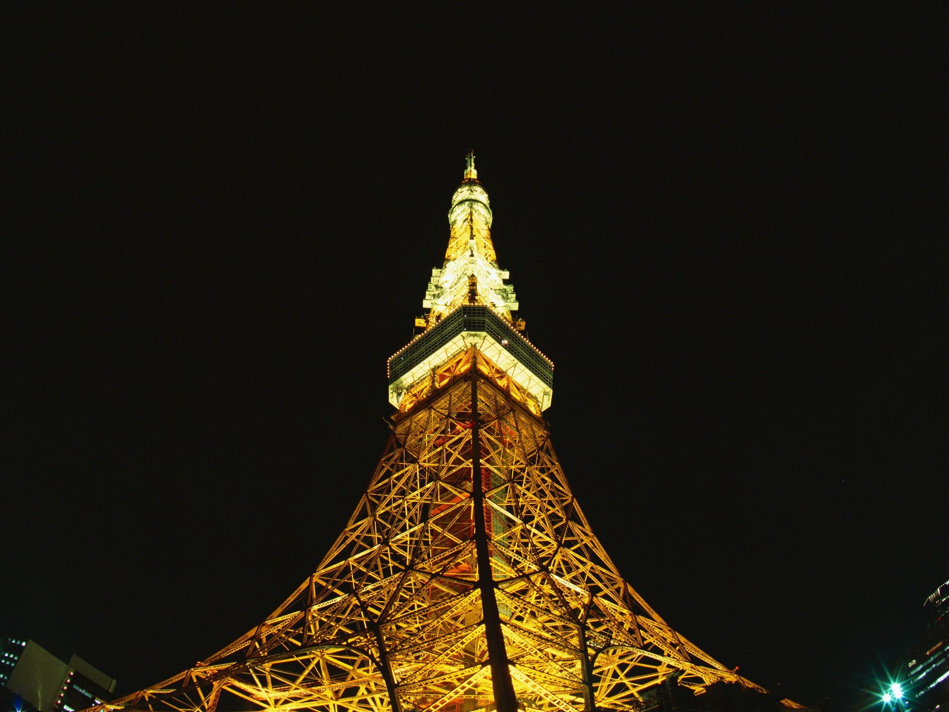 torre eiffel iluminación noche