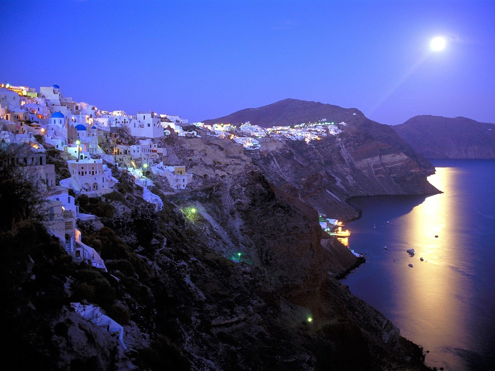 grèce santorin lune