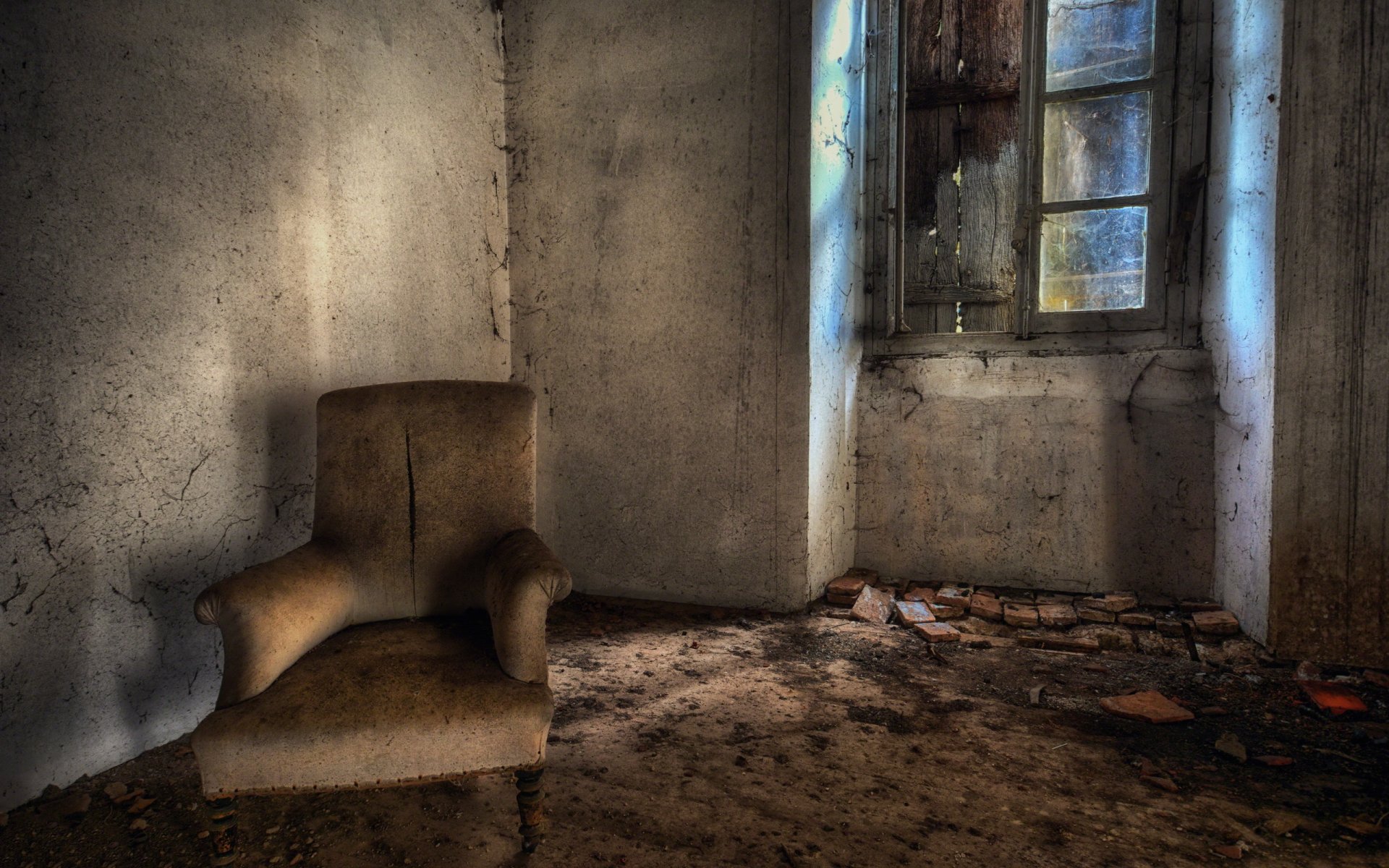 habitación ventana sillón