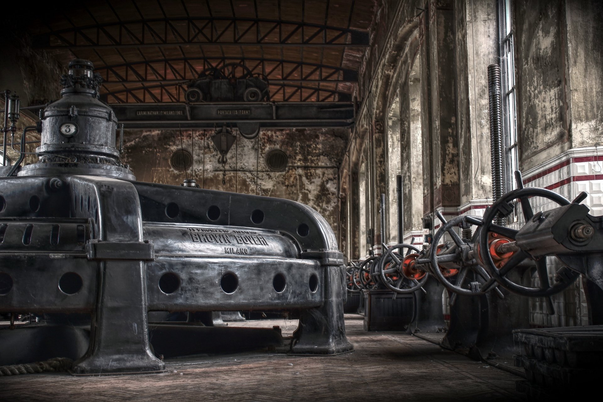 factory plant interior