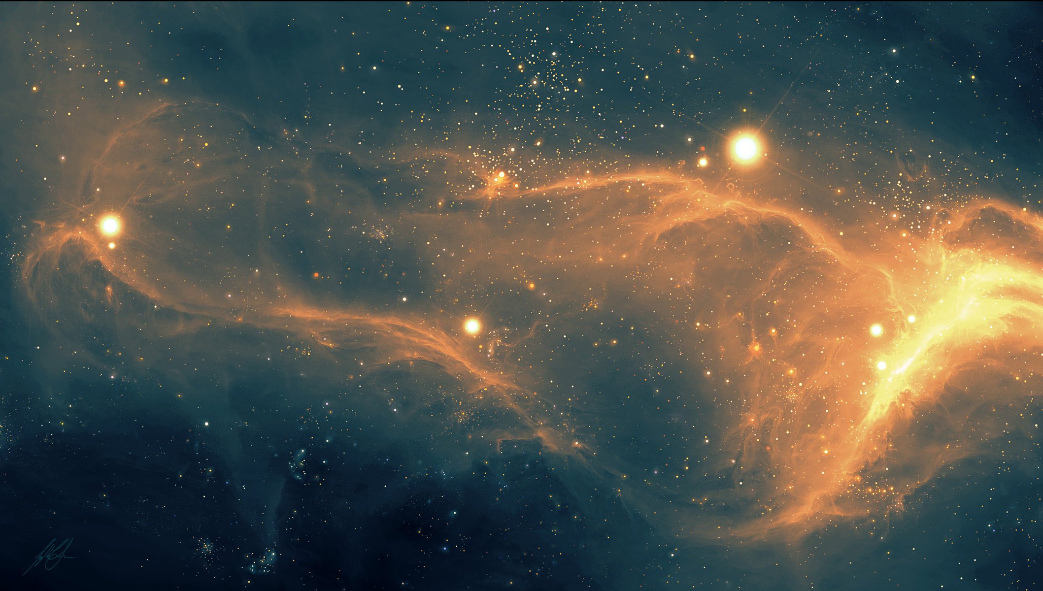 estrellas espacio nebulosa