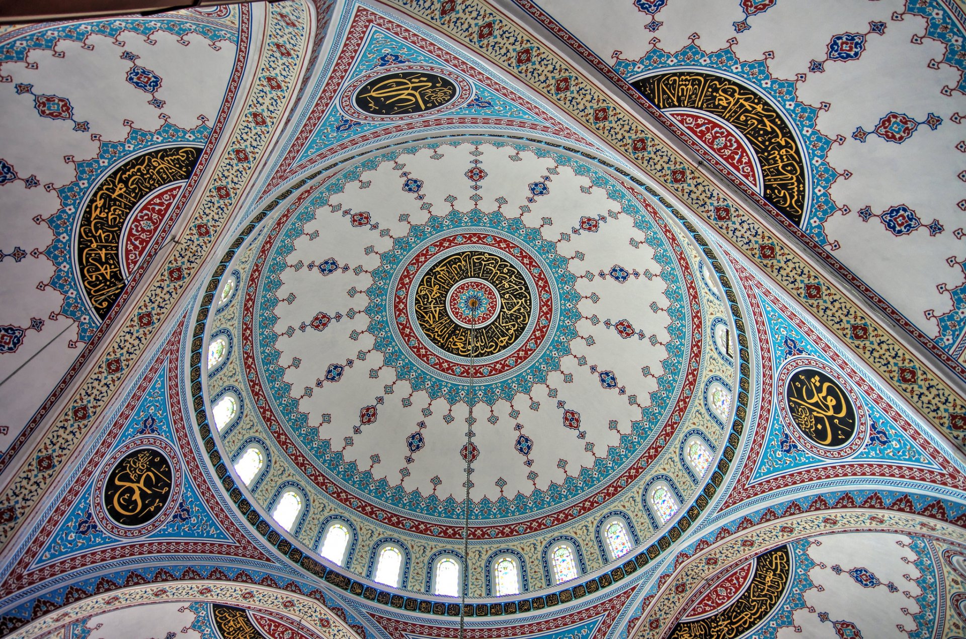 manavgat turchia moschea cupola modello vernice