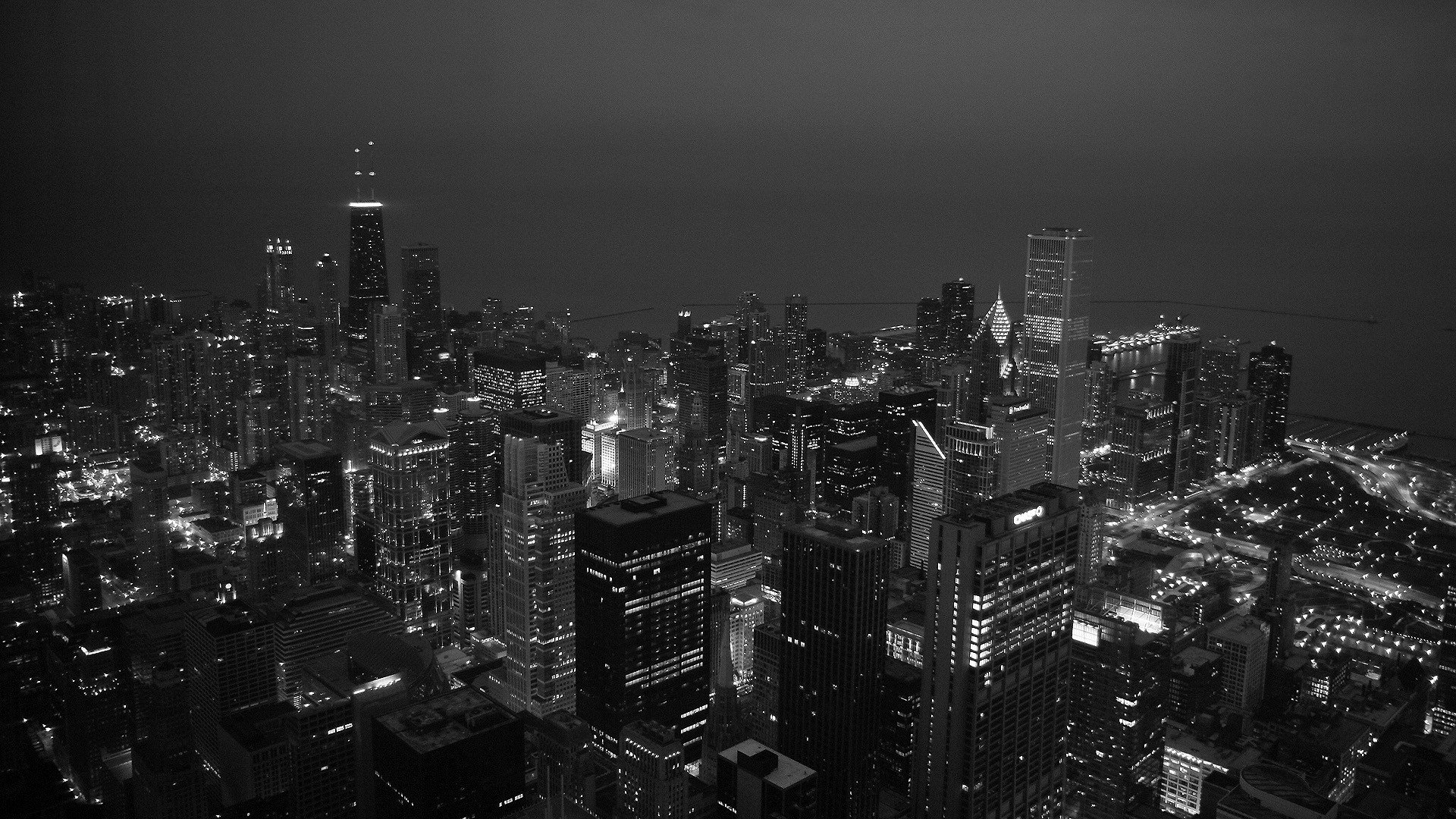 noir et blanc chicago soirée