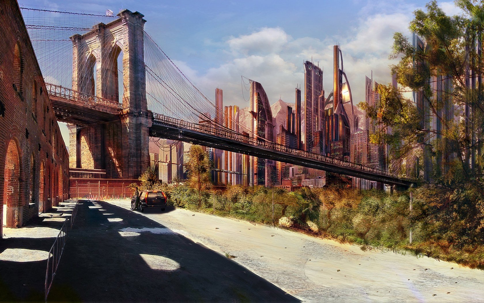 brooklyn futuro disegnato a mano