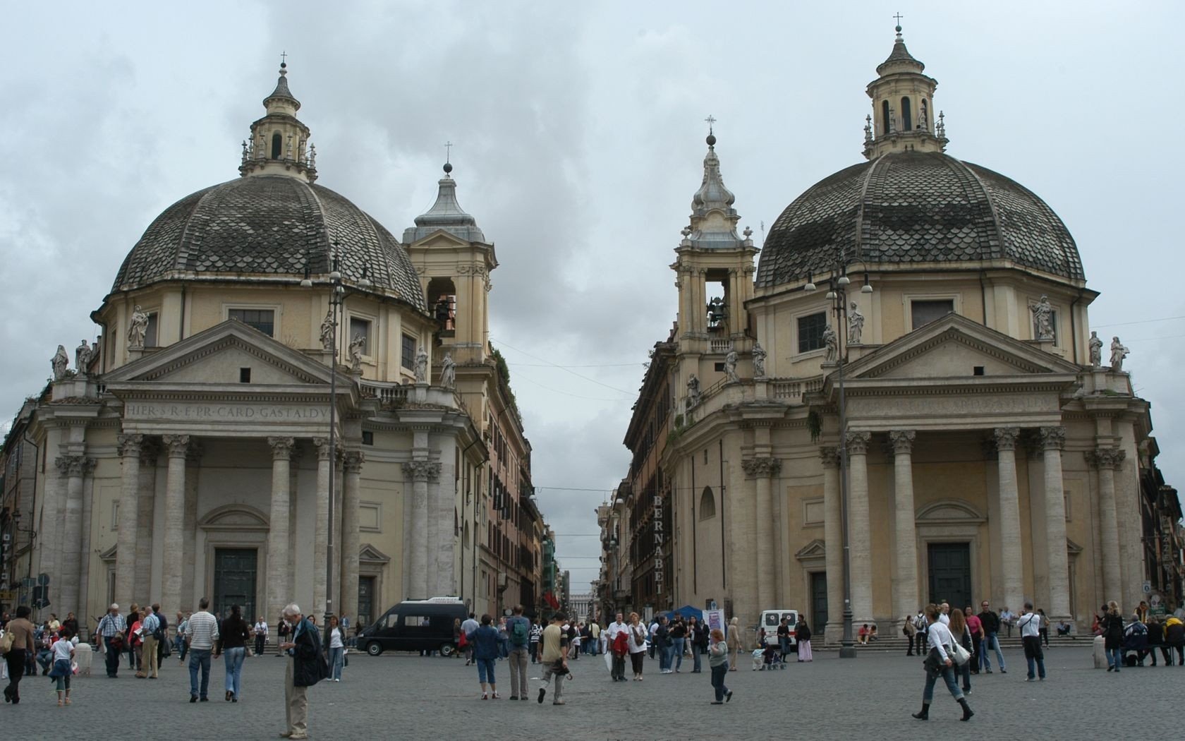 città strada viale carta da parati