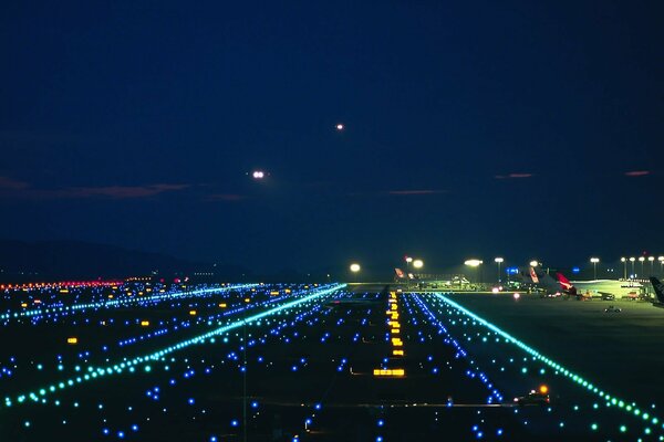 Luci Della Pista dell aeroporto