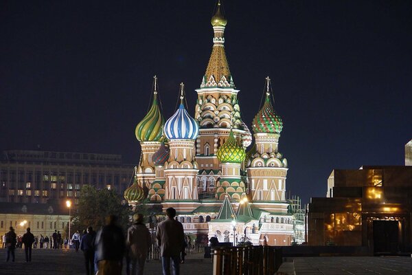 Die Moskauer Basilius-Kathedrale