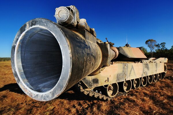 Abrams Tank ist eine sehr gefährliche Waffe