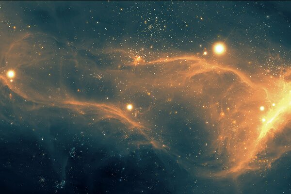 El nebuloso Cosmos del cielo estrellado