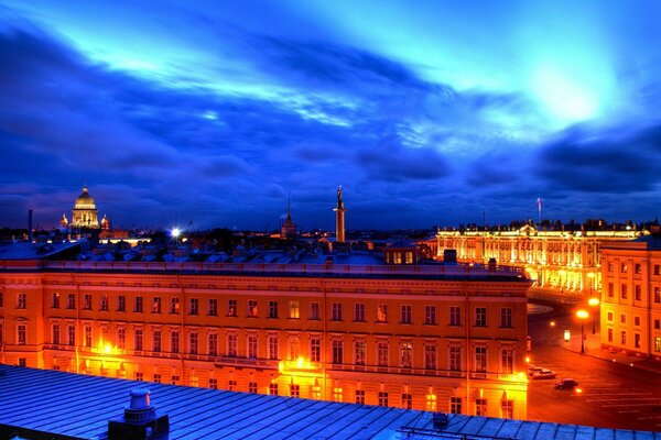 Nacht St. Petersburg, weiße Nächte