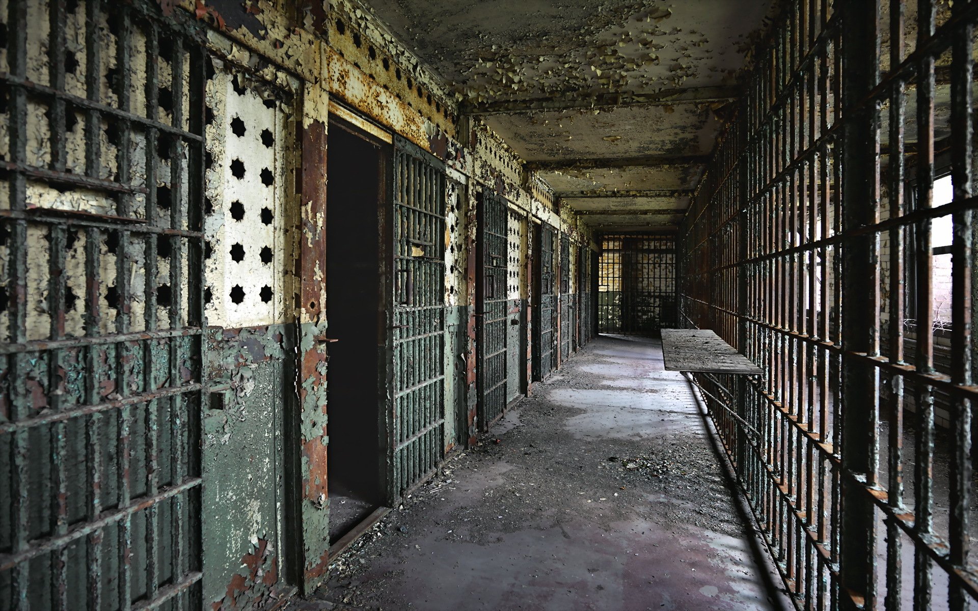 prison cellules intérieur