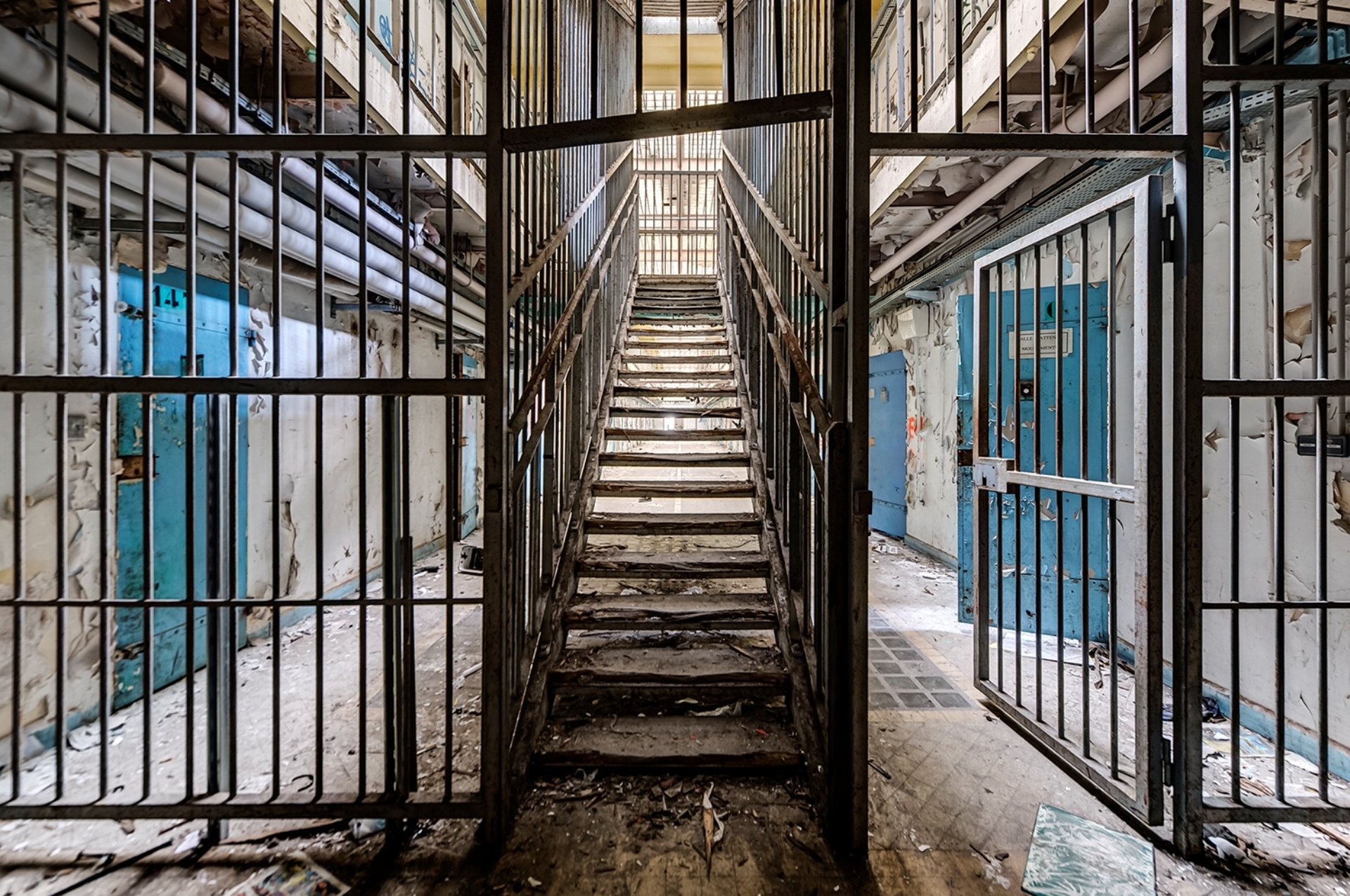 prison camera interior