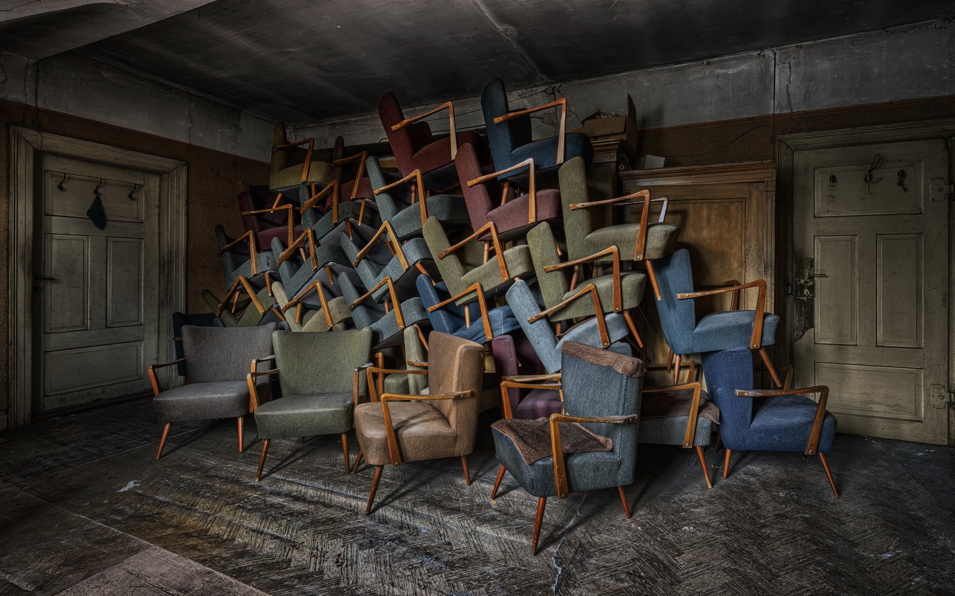 chambre fauteuils porte