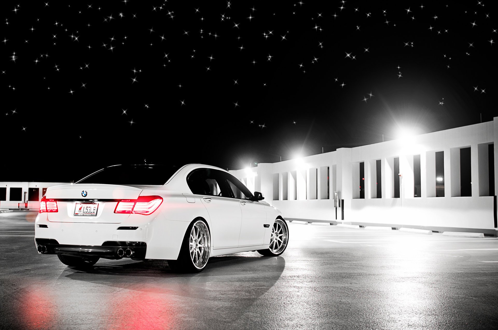 tył bmw 7series stars night white 750li