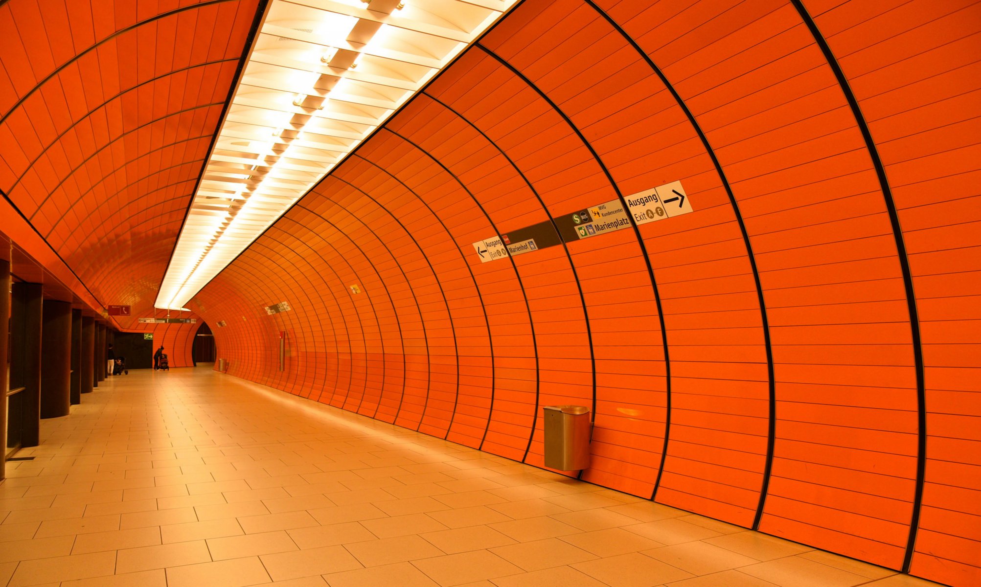 underground station munich germany