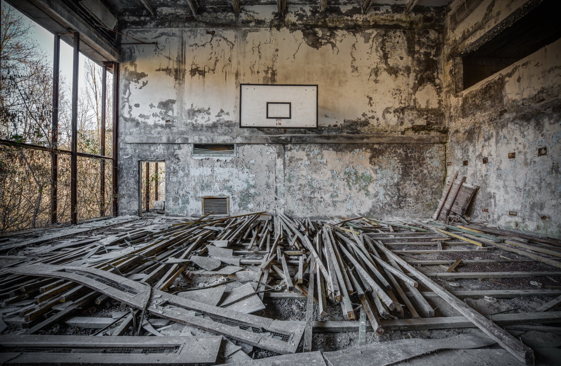 chernobyl sala gimnasio