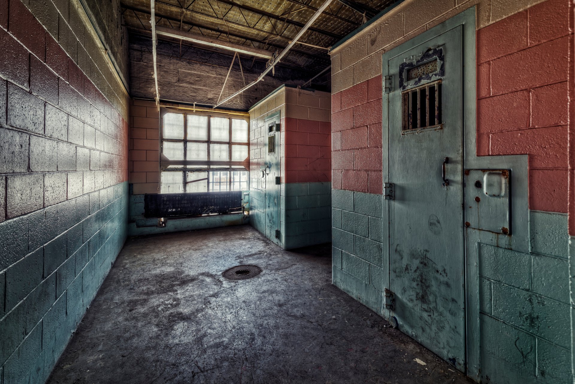 prison camera interior