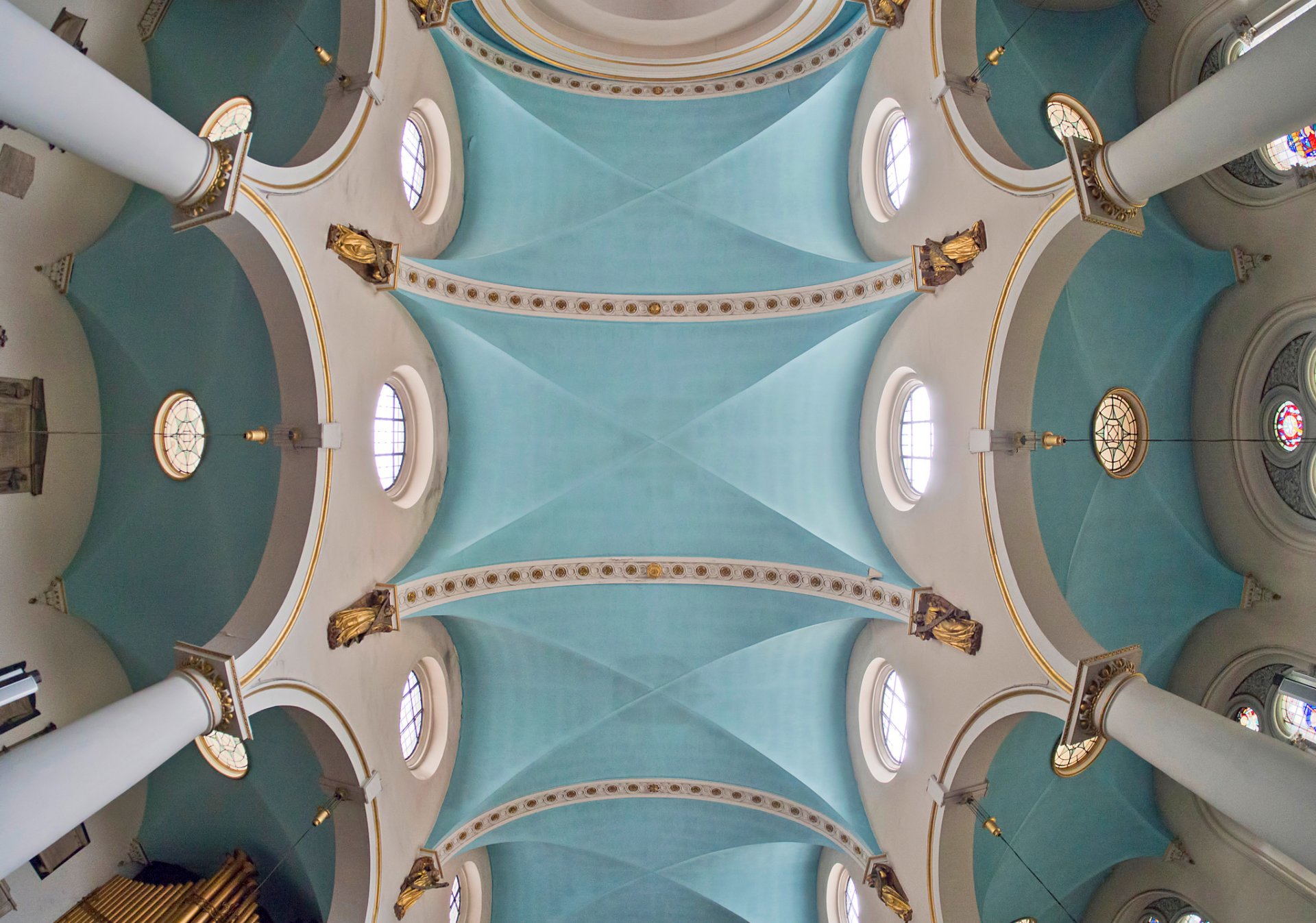 column nave cathedral temple body religion