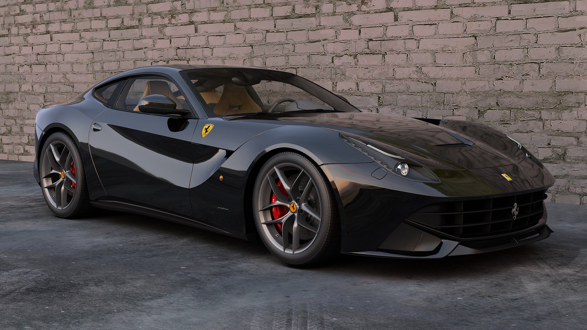 auto 3d ferrari