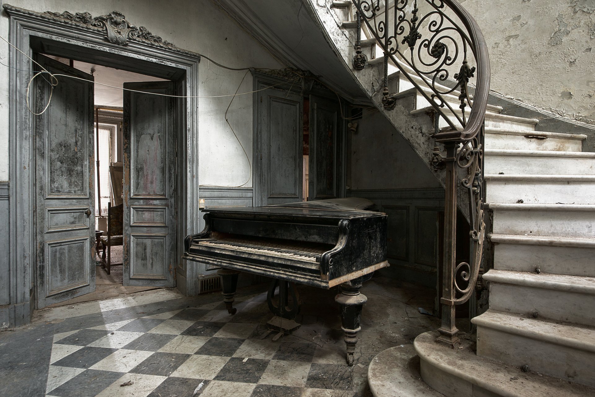 piano escalier musique