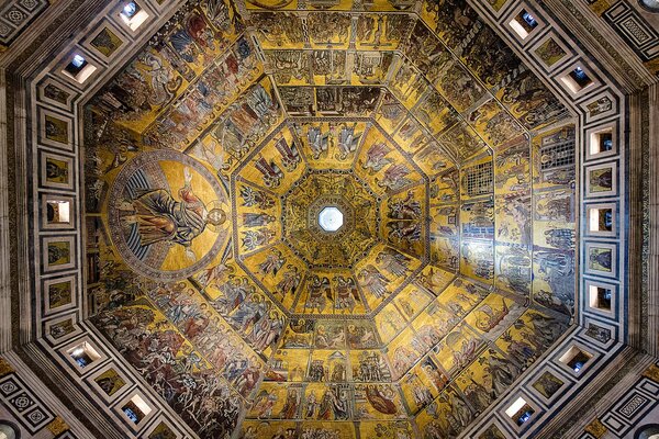 The Gates of Paradise in Florence, Italy