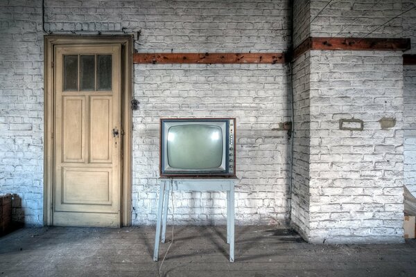 An old TV camera in an old room