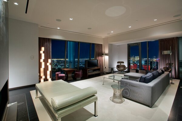 Design of a penthouse in Las Vegas