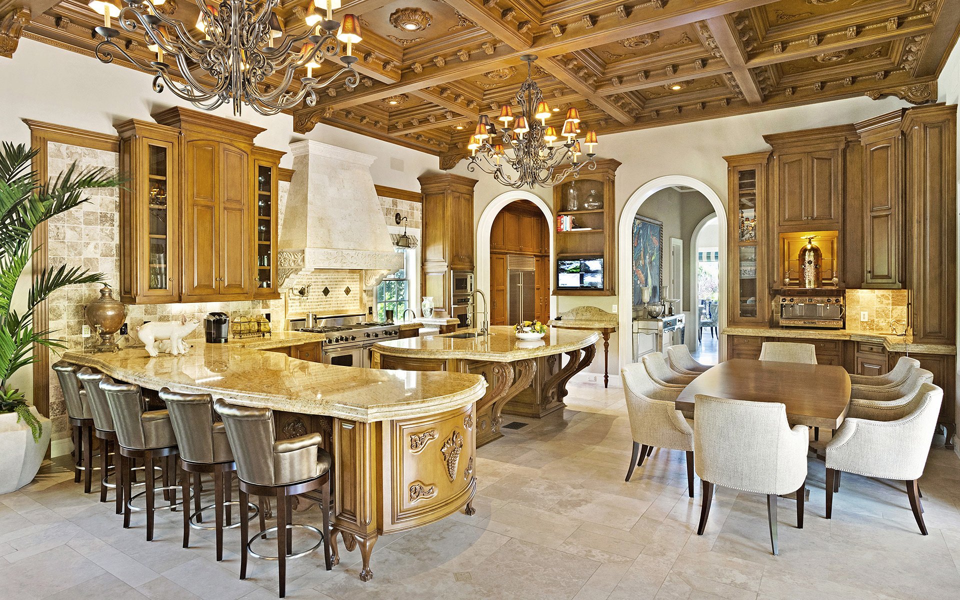 kitchen luxury home santa fe